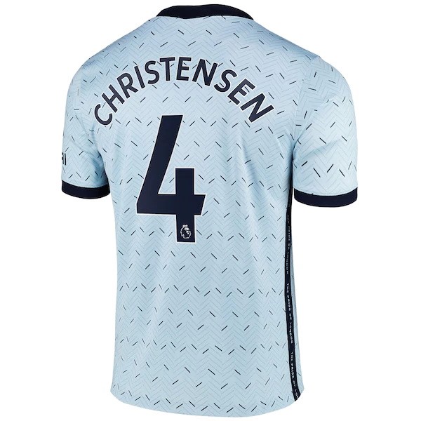 Camiseta Chelsea NO.4 Christensen Segunda Equipación 2020-2021 Azul